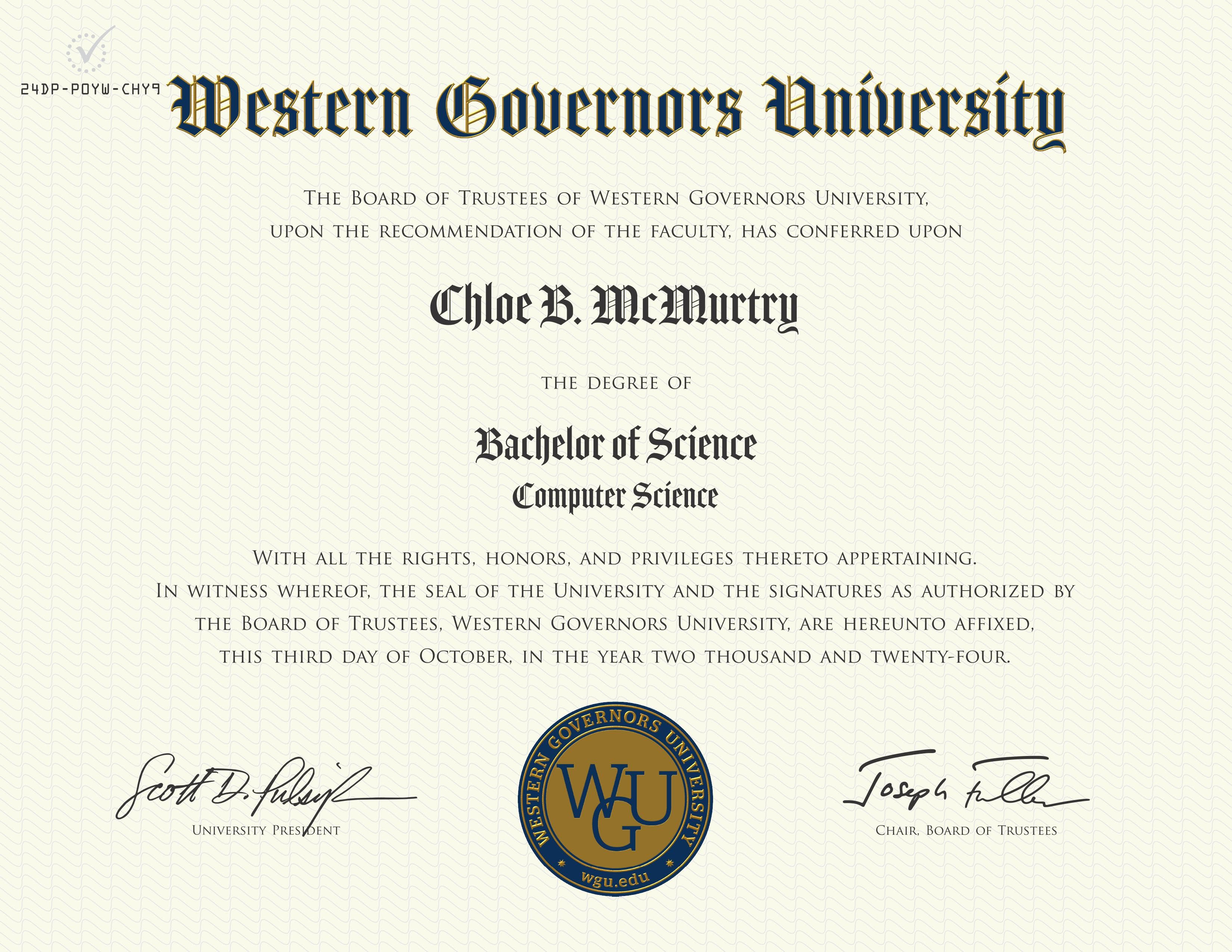 Bachelors Degree